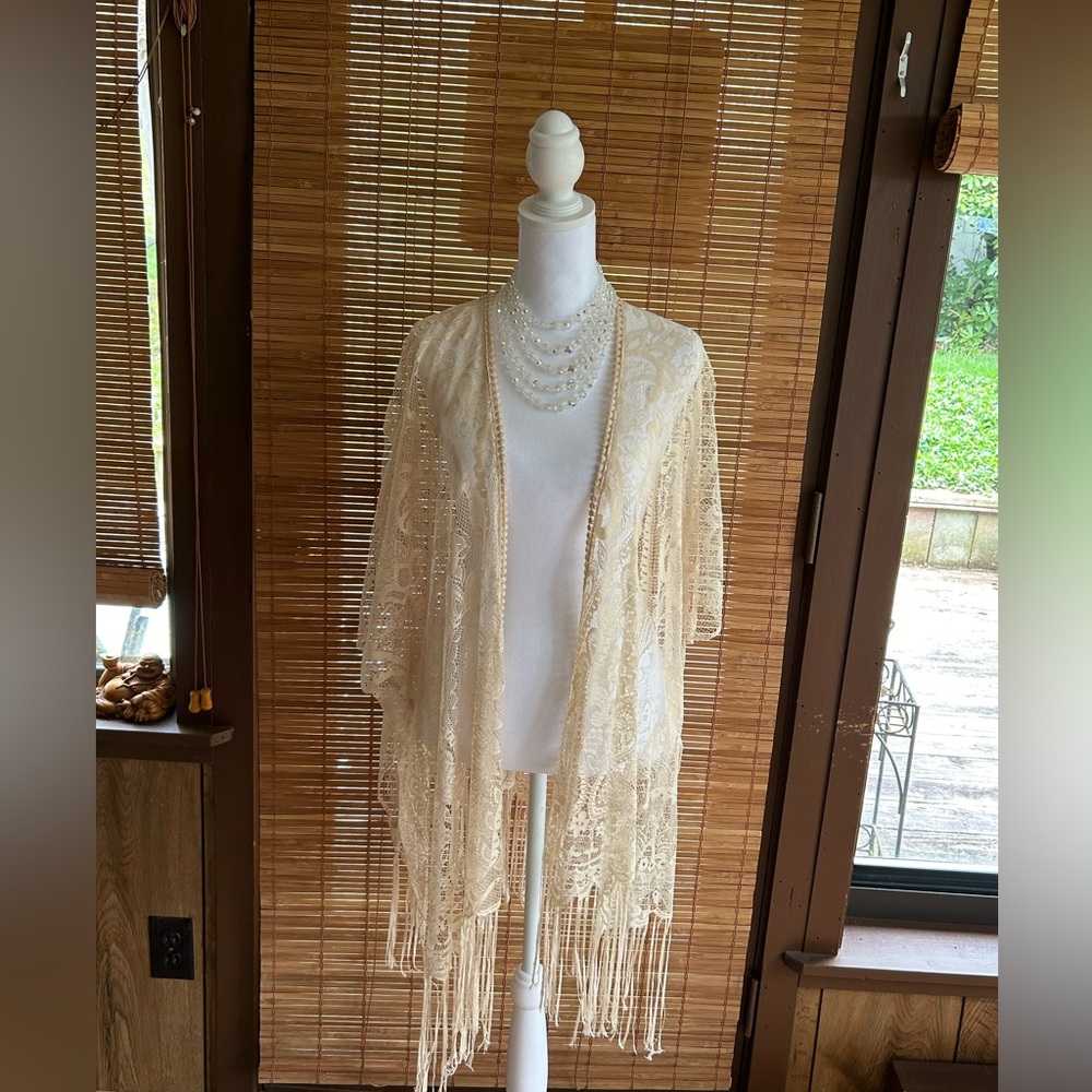 Crochet kimono